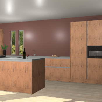 Astoria eiken greeploze keuken Krakor 76679