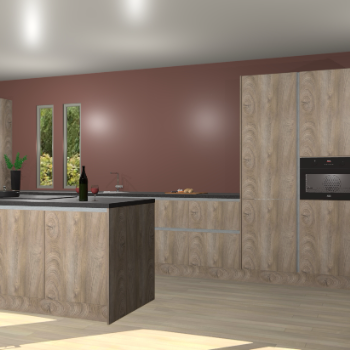 Cantaro eiken greeploze keuken Krakor 76871