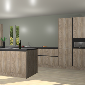 Cantaro eiken greeploze keuken Krakor 76874