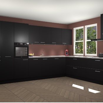 Zwarte keuken Opole 60635