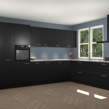 Zwarte keuken Opole 60640