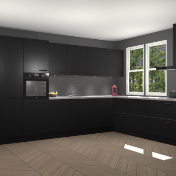 Zwarte keuken Opole 60650