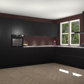 Zwarte keuken Opole 60655