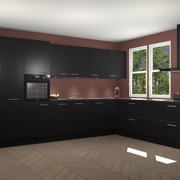 Zwarte keuken Opole 60636