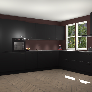 Zwarte keuken Opole 60656