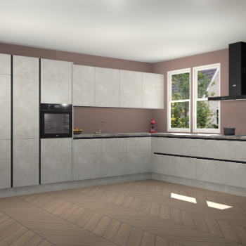 Beton Opal greeploze keuken Opole 60739