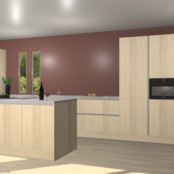 Vuren greeploze keuken Krakor 77527