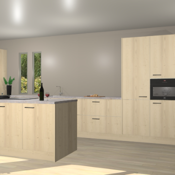 Vuren keuken Krakor 77529