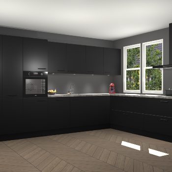 Zwarte keuken Opole 60649