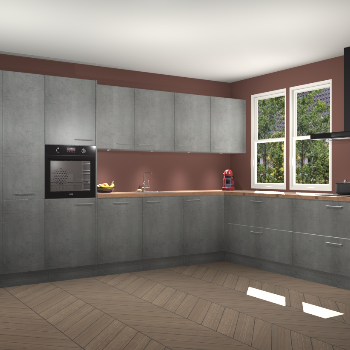 Beton Parelgrijs  keuken Opole 60592