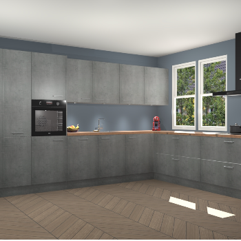 Beton Parelgrijs  keuken Opole 60594