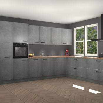 Beton Parelgrijs  keuken Opole 60598