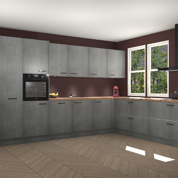 Beton Parelgrijs  keuken Opole 60599