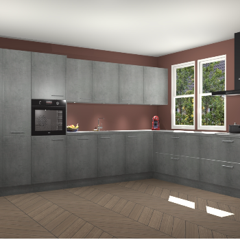 Beton Parelgrijs  keuken Opole 61045