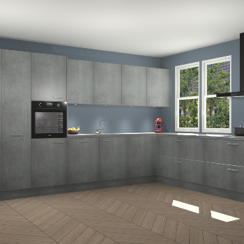 Beton Parelgrijs  keuken Opole 61050