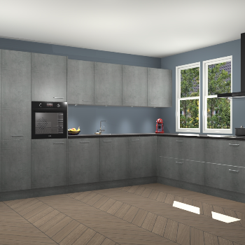 Beton Parelgrijs  keuken Opole 61051