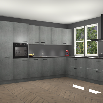 Beton Parelgrijs  keuken Opole 61061