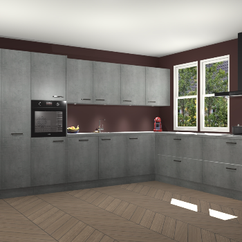 Beton Parelgrijs  keuken Opole 61065