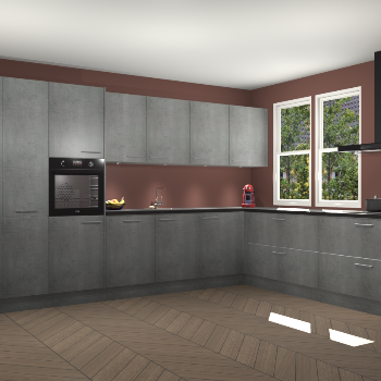 Beton Parelgrijs  keuken Opole 61046