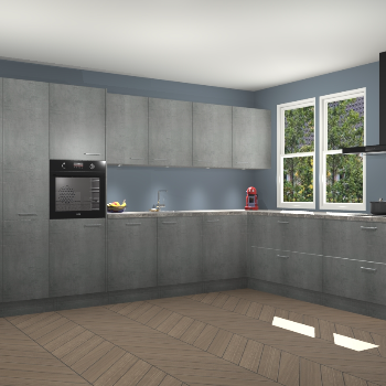 Beton Parelgrijs  keuken Opole 61052