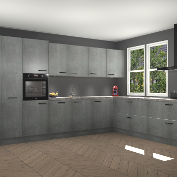 Beton Parelgrijs  keuken Opole 61062