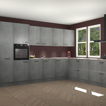 Beton Parelgrijs  keuken Opole 61068