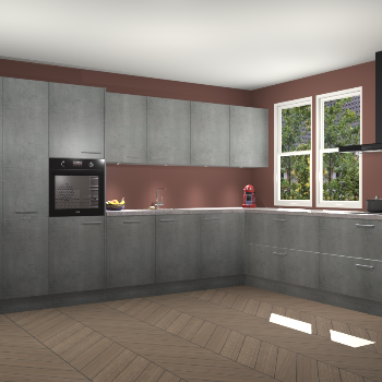 Beton Parelgrijs  keuken Opole 61048