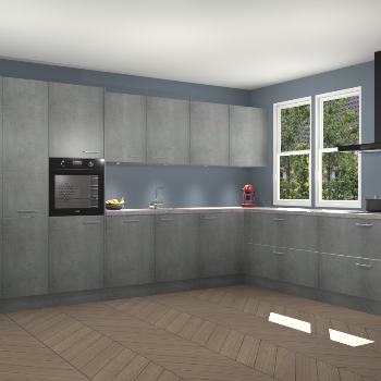 Beton Parelgrijs  keuken Opole 61053
