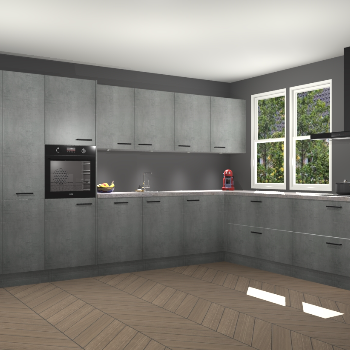 Beton Parelgrijs  keuken Opole 61063