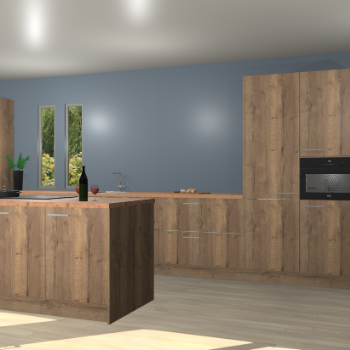 Chocolade eiken keuken Krakor 77213