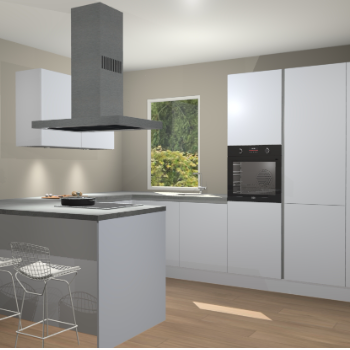 Sneeuwwitte greeploze keuken Kalisz 58855