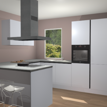 Sneeuwwitte greeploze  keuken Kalisz 58858