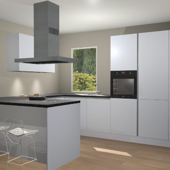 Sneeuwwitte greeploze keuken Kalisz 59050