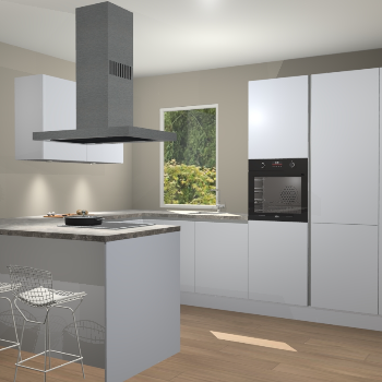 Sneeuwwitte greeploze keuken Kalisz 59068