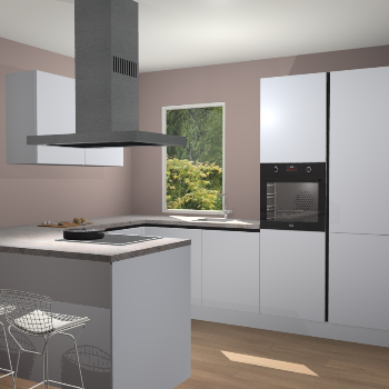 Sneeuwwitte greeploze  keuken Kalisz 59101