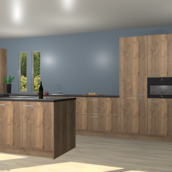 Chocolade eiken keuken Krakor 77397