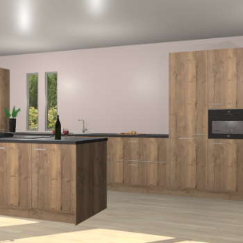 Chocolade eiken keuken Krakor 77398