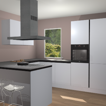 Sneeuwwitte greeploze  keuken Kalisz 59151