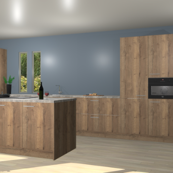 Chocolade eiken keuken Krakor 77410