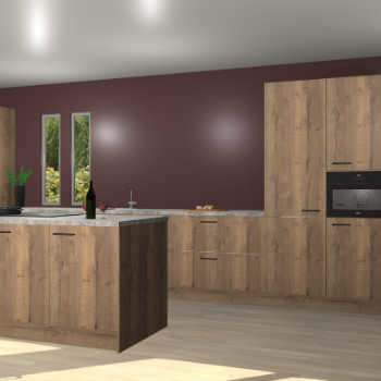 Chocolade eiken keuken Krakor 77413