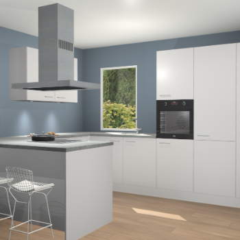 Zijdegrijze keuken Kalisz 59192