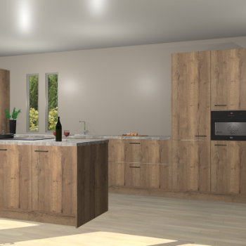 Chocolade eiken keuken Krakor 77414