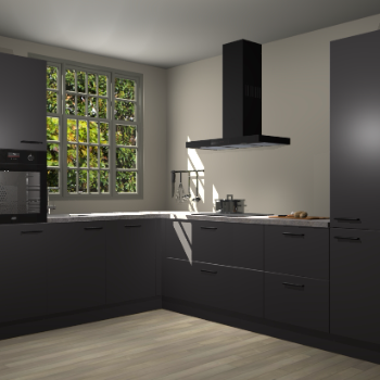 Onyxgrijze keuken Radom 53036