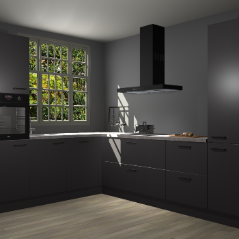 Onyxgrijze keuken Radom 53040