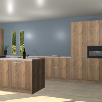 Chocolade eiken keuken Krakor 77422