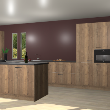 Chocolade eiken keuken Krakor 77449