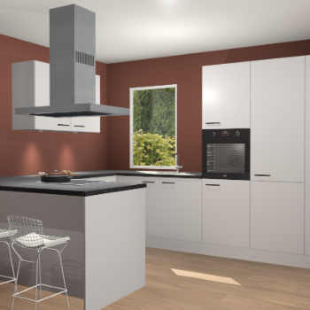 Zijdegrijze keuken Kalisz 59278