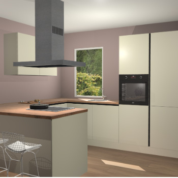 Magnolia greeploze  keuken Kalisz 59297