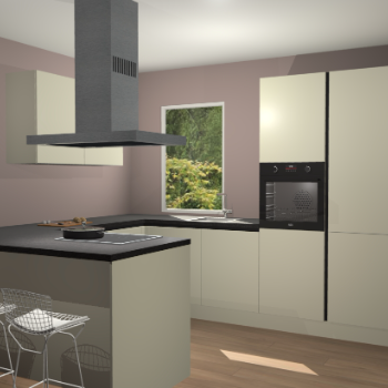 Magnolia greeploze  keuken Kalisz 59323