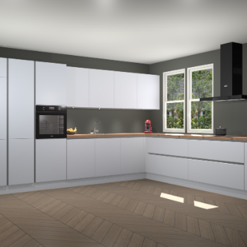 Sneeuwwitte greeploze keuken Opole 59834